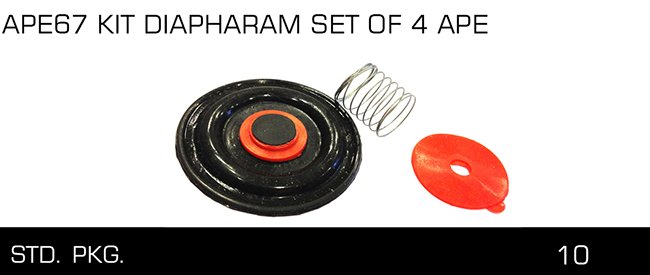 APE67 KIT DIAPHARAM SET OF 4 APE